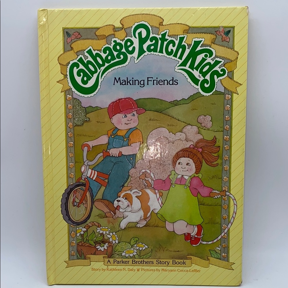 Cabbage Patch Kids: Making Friends Story Book Hardcover 1984
